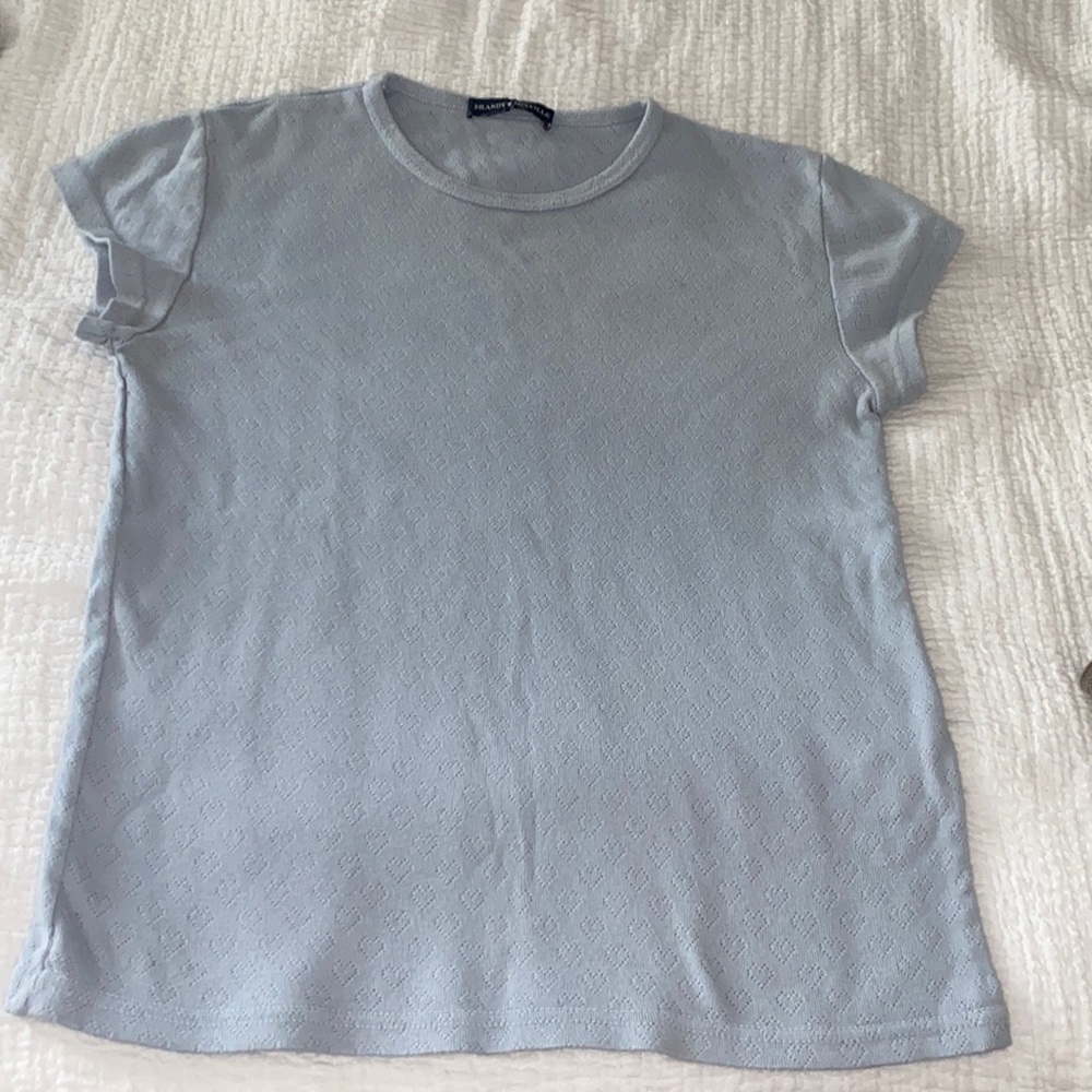 Brandy Melville heart detail t-shirt